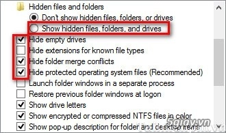 Cách hiện file ẩn trên windows 8 - 5