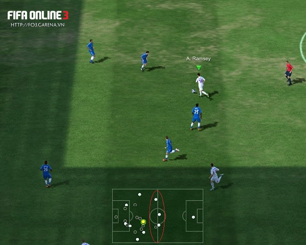 Cách kiểm soát hậu vệ không dâng lên tấn công trong fifa online 3 - 3