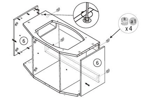 Cách lắp đặt tủ chậu phòng tắm - 3