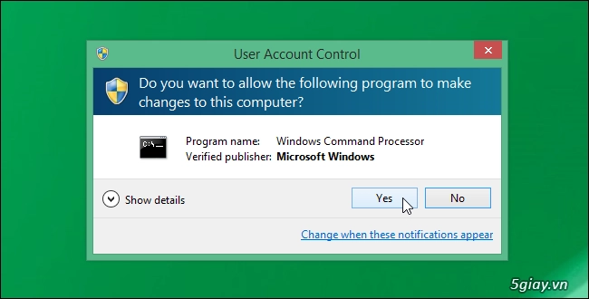 Cách mở command prompt với quyền quản trị administrator trong windows 81 - 5