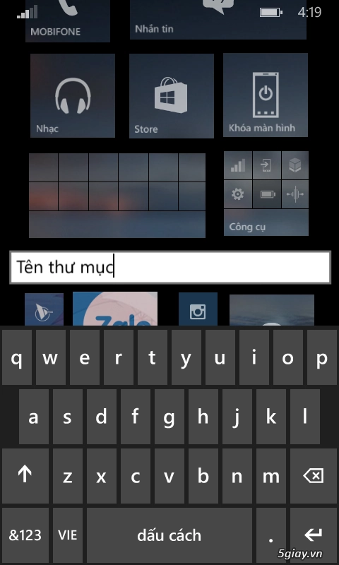 Cách sử dụng tính năng live folders trên windows phone 81 gdr 1 - 2