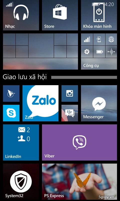 Cách sử dụng tính năng live folders trên windows phone 81 gdr 1 - 3