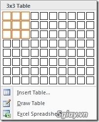 Cách tạo bảng trong powerpoint 2007 - 3