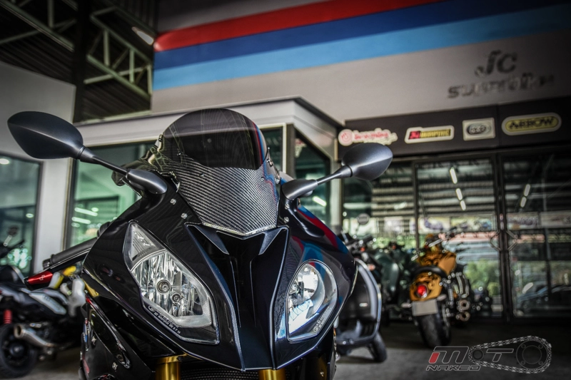 Cận cảnh bmw s1000rr 2015 độ khủng với phiên bản black step racing performance - 4