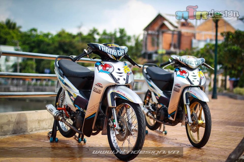 Cặp đôi wave nhỏ dọn kiểng style racing - 3
