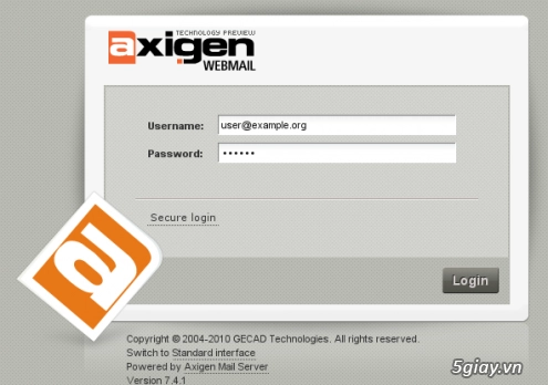 Công nghệ mail server của axigen - 1