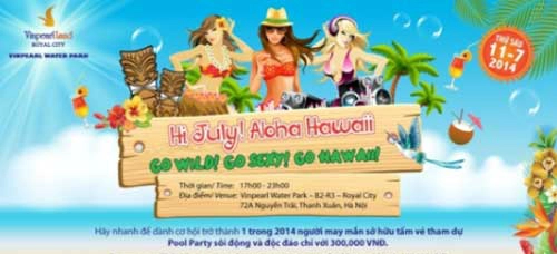 Đại tiệc pool party theo phong cách hawaii - 2