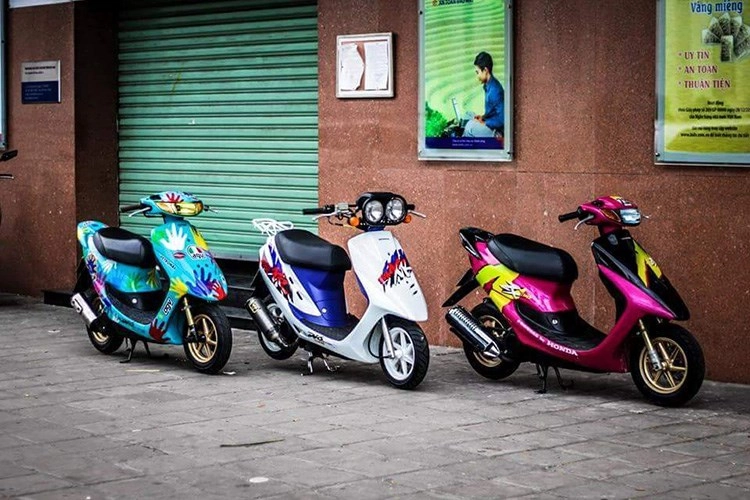 Dàn xe 2 thì honda dio độ đầy phong cách tại sài gòn - 2