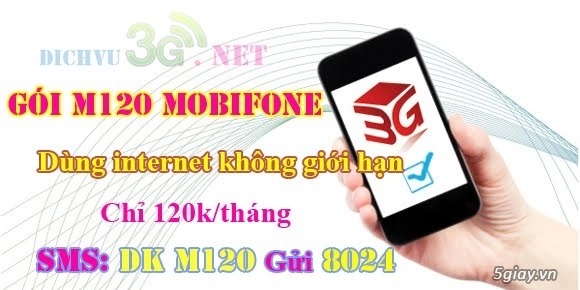 Đăng ký gói cước m120 của mobifone - 1