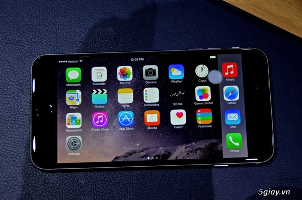 Điện thoại iphone 6 plus màn hình to hiển thị nhiều hơn - 10