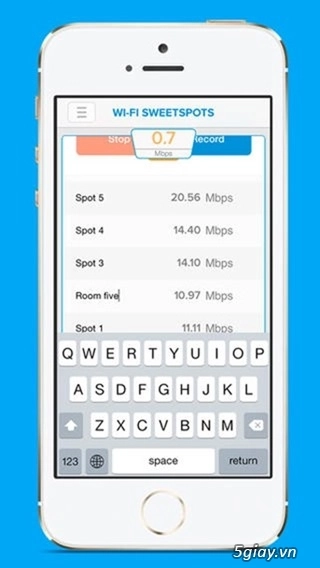 Đo tốc độ wifi ở từng vị trí cụ thể bằng iphone - 3