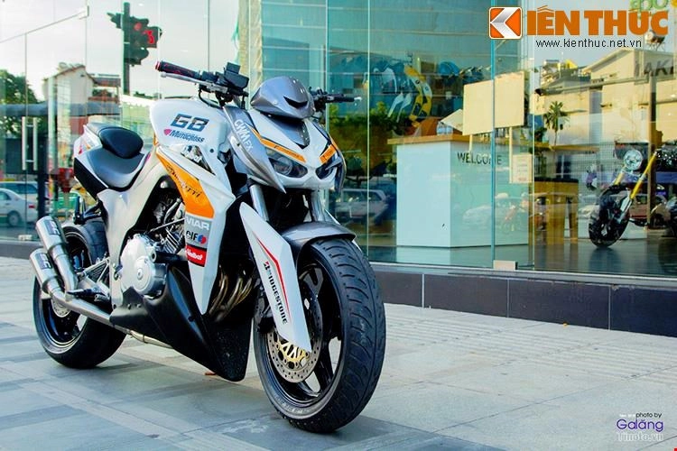 Độc đáo với kawasaki z1000 được độ từ honda hornet 250 tại sài gòn - 2