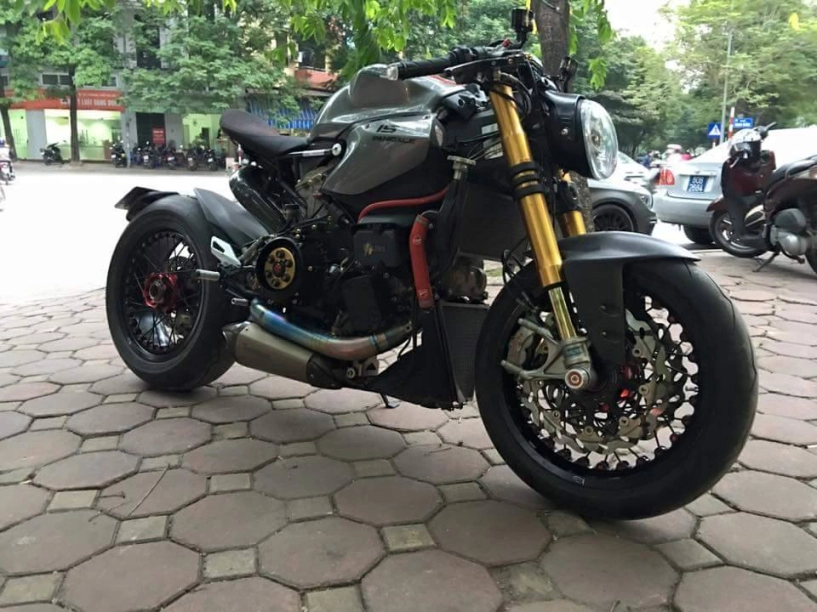 Ducati 1199 panigale s độ kịch độc với phong cách streetfighter - 2