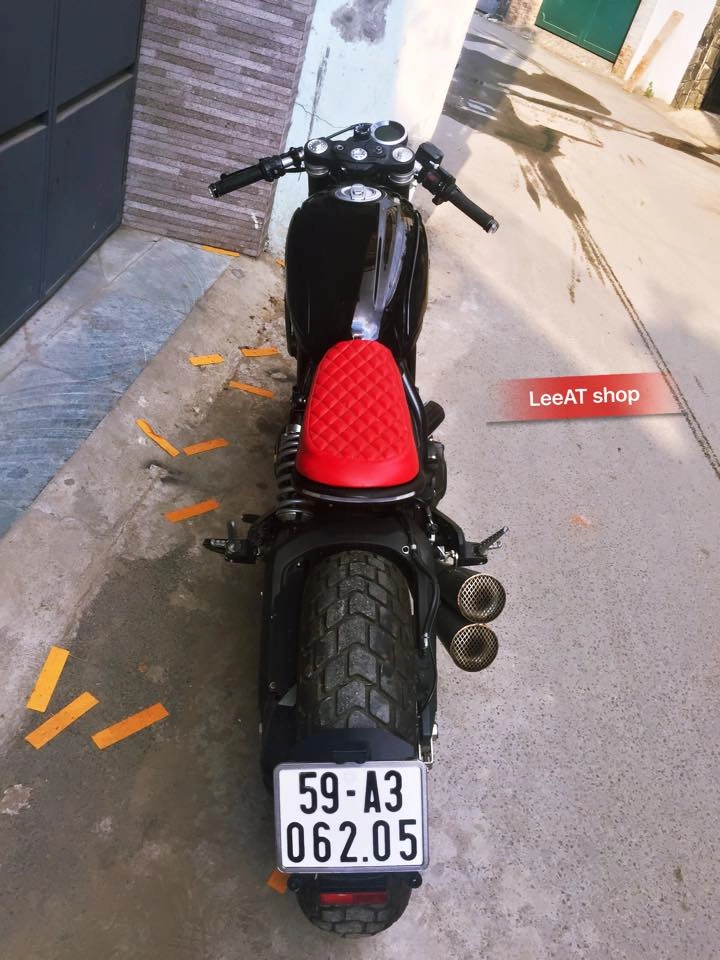 Ducati scrambler icon độ cực chất với phong cách cafe racer tại việt nam - 3