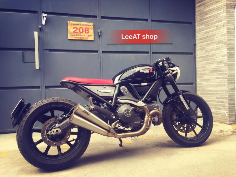 Ducati scrambler icon độ cực chất với phong cách cafe racer tại việt nam - 8