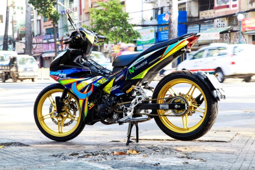 Exciter 150 độ phong cách rossi của biker thái nguyên - 5