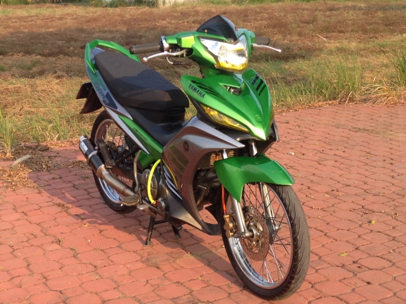 Exciter xanh kawa đơn giản - 5