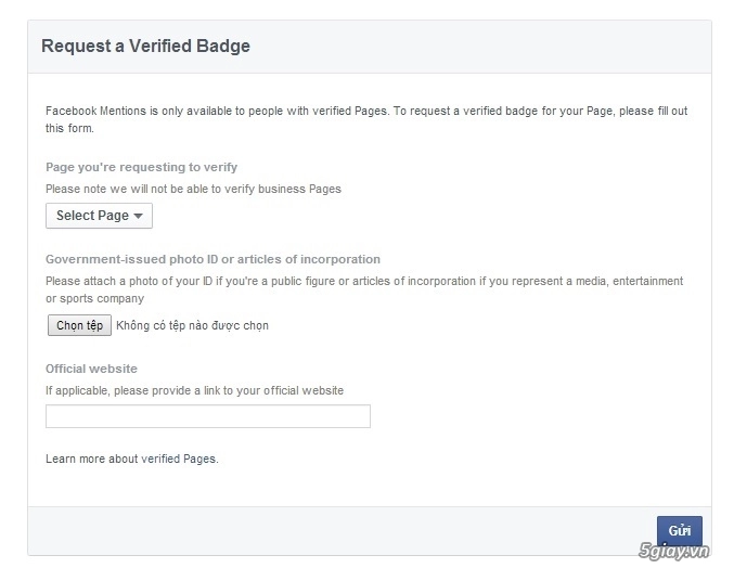 Facebook đã chính thức cung cấp verify badge cho doanh nghiệp và người nổi tiếng - 1