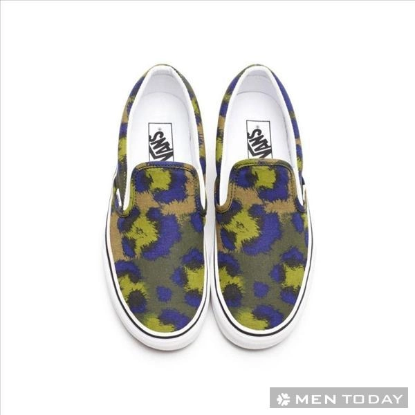 Giày nam mùa hè 2013 họa tiết da báo từ vans và kenzo - 4