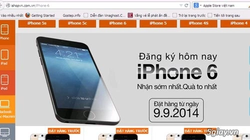 Hàng vạn người đặt mua iphone 6 tại việt nam - 1