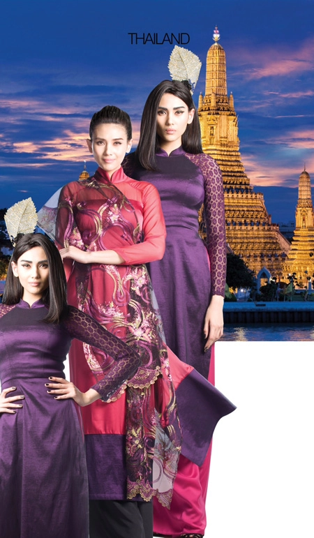 Hoàng yến làm mẫu áo dài cho festival huế 2014 - 5