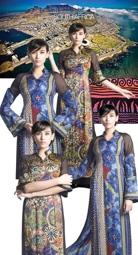 Hoàng yến làm mẫu áo dài cho festival huế 2014 - 7