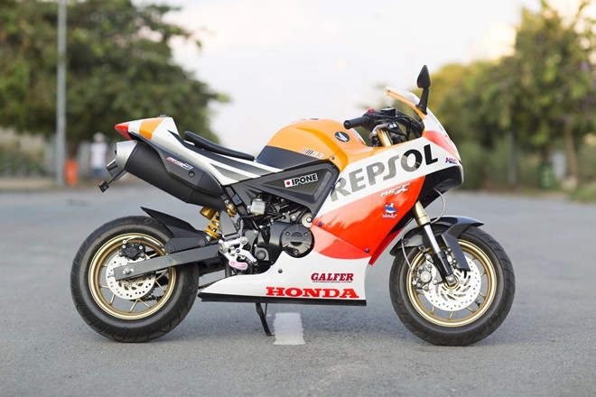 Honda msx phong cách xe đua motogp của nữ biker vĩnh long - 4