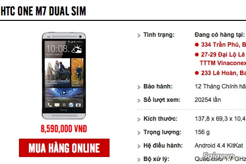 Htc one max chính hãng giảm giá một nửa - 2