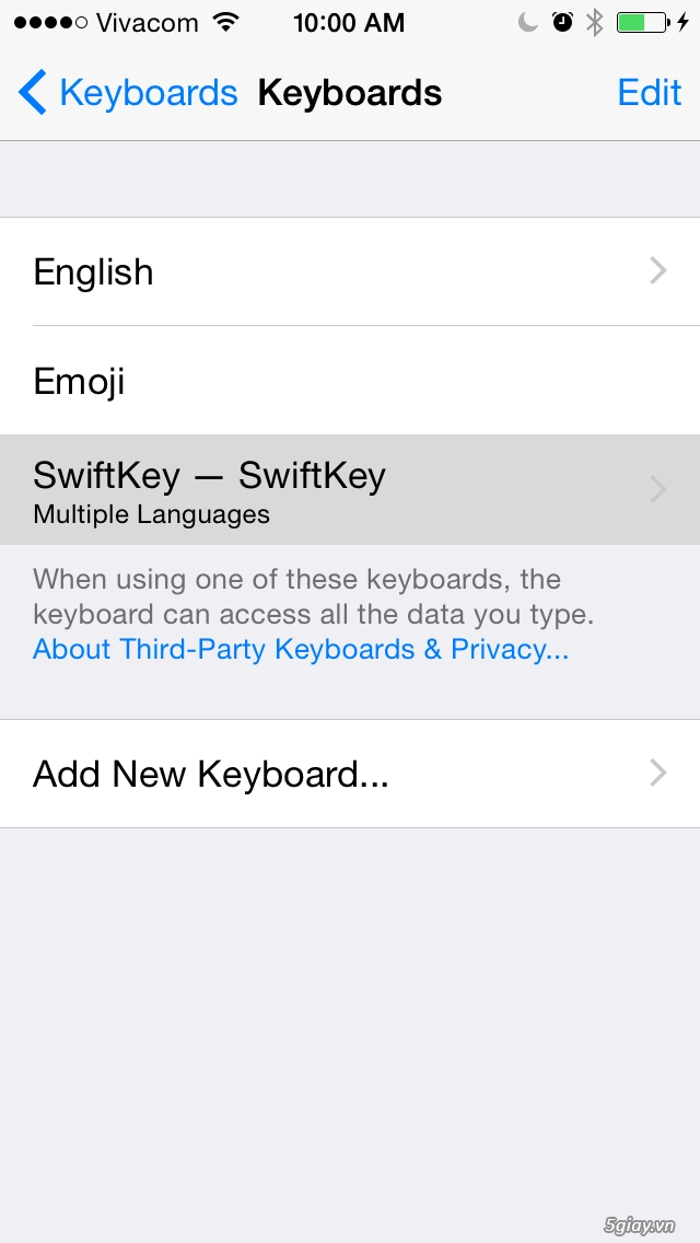 Hướng dẫn cài đặt bàn phím của bên thứ 3 cho iphone - 7