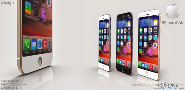 Iphone 6 air siêu mỏng cùng ios 9 lạ mắt - 3