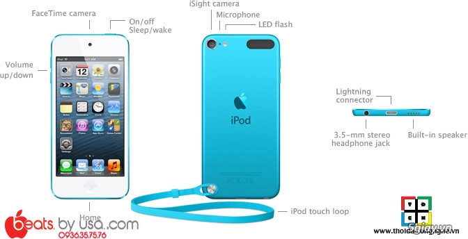 Ipod touch gen 5 16gb 2014 có camera sau đã về việt nam - 3