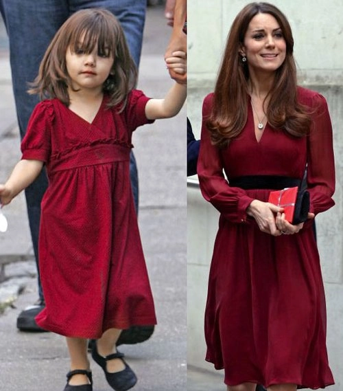 Kate middleton và suri cruise đụng phong cách - 12