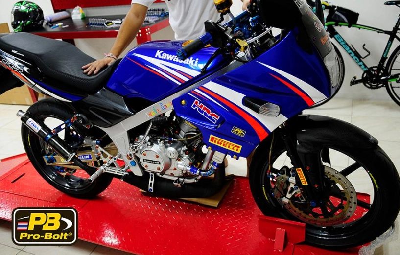 Kawasaki kips 150cc tập tành lên đồ chơi - 3