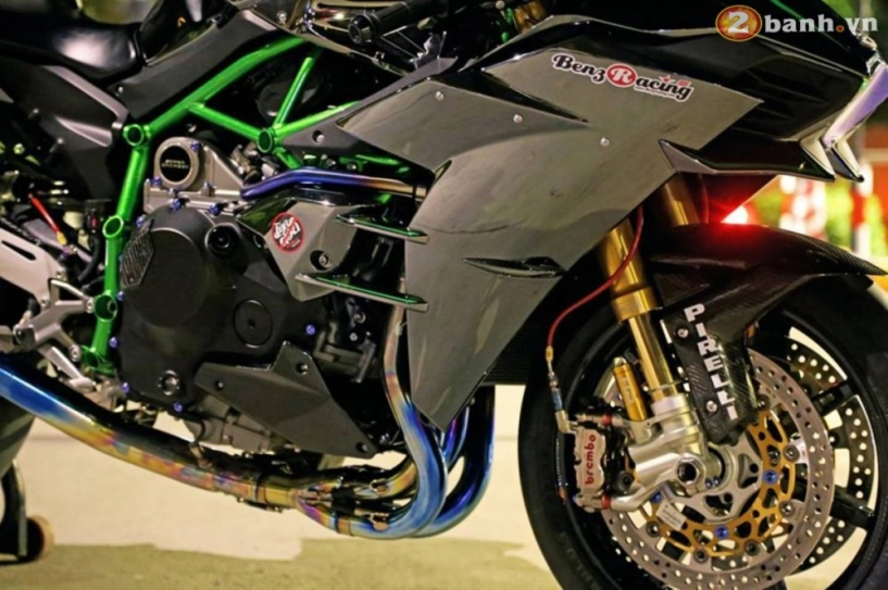 Kawasaki ninja h2 tuyệt đẹp với phiên bản độ khủng - 6