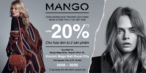 Khai trương mango mega store thứ 2 tại royal city - 3
