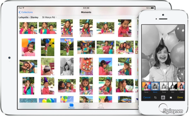 Khám phá công cụ chỉnh sửa ảnh mới trong ios 8 - 1
