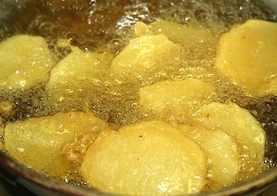 Khoai tây rán bột đậu xanh - 3