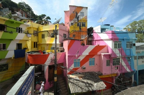 Khu ổ chuột đầy màu sắc ở rio de janeiro - 5