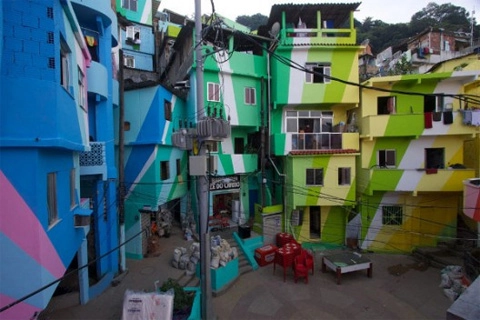 Khu ổ chuột đầy màu sắc ở rio de janeiro - 8