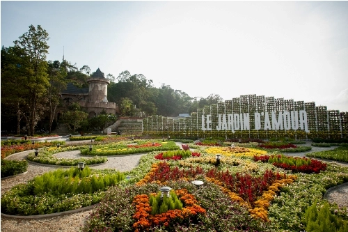 Khu vực vườn hoa le jardin damour - 1