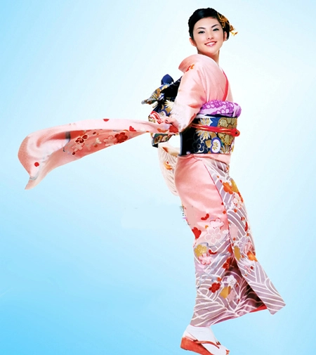 Kiều nữ nhật nền nã với kimono - 9