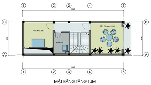 Kinh phí và mặt bằng nhà 41 x 12 m - 5