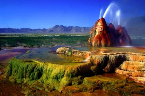 Mạch nước fly geyser - cảnh đẹp ngoài hành tinh - 12