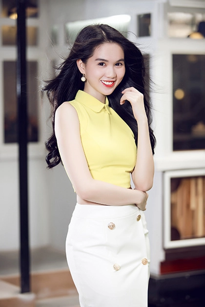 Ngọc trinh chuộng trang phục hè màu tươi sáng - 9