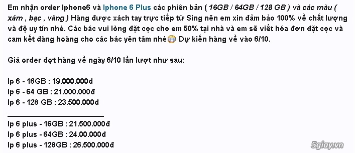 Người dùng cần chọn địa chỉ uy tín đặt mua iphone 6 - 1