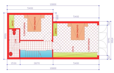 Nhà 45 x 98 m hai mặt tiền - 2