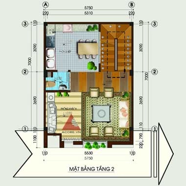 Nhà 5 tầng 40 m2 có garage - 2