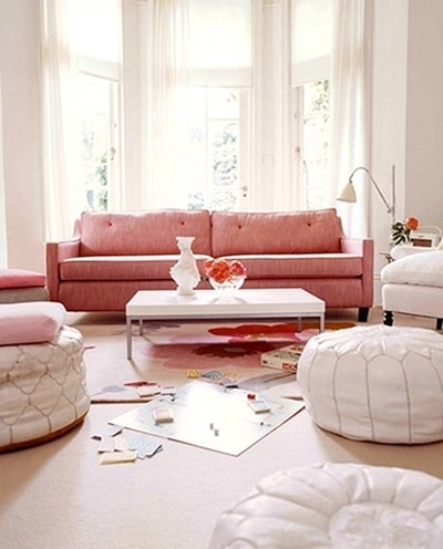 Nhà lãng mạn kiểu pháp với màu hồng phấn - 5
