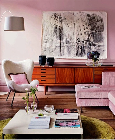 Nhà lãng mạn kiểu pháp với màu hồng phấn - 8