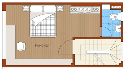 Nhà trên đất 30 m2 - 2